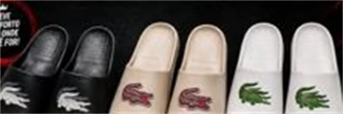 Chinelos slide masculinos nas cores preto, bege e branco